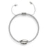 Cowrie Shell White Macrame Bracelet | .925 Sterling Silver